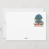 Frohe Weihnachtskarten: Joyful New Model Feiertagskarte (Rückseite)