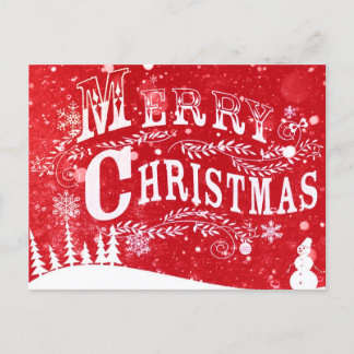 Frohe Weihnachtskarten Postkarte