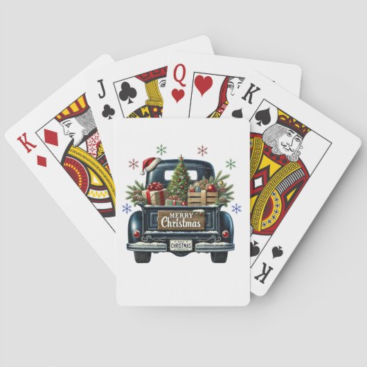 Frohe Weihnachtskarten Spielkarten (Rückseite)
