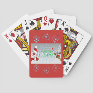 Frohe Weihnachtskarten Spielkarten