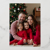 Frohe Weihnachtskarten Vorlage Verziert bestellbar (Rückseite)