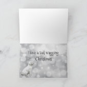 Frohe Weihnachtskarten - Welpen Weihnachten Dankeskarte (Innenseite)