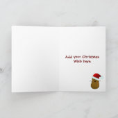 Frohe WeihnachtsKartoffel Feiertagskarte (Innenseite)