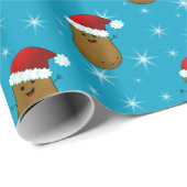Frohe WeihnachtsKartoffel Geschenkpapier (Rolleneckpunkt)