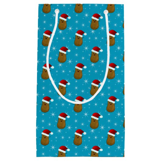 Frohe WeihnachtsKartoffel Kleine Geschenktüte (Vorderseite)