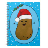 Frohe WeihnachtsKartoffel Notizblock (Vorderseite)