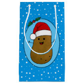 Frohe WeihnachtsKartoffel Personalisiert Kleine Geschenktüte (Vorderseite)