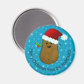Frohe WeihnachtsKartoffel Personalisiert Magnet (Vorderseite/Rückseite)