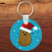 Frohe WeihnachtsKartoffel Schlüsselanhänger (Vorderseite)