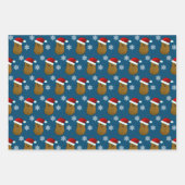 Frohe Weihnachtskartoffeln Geschenkpapier Set (Vorderseite 3)