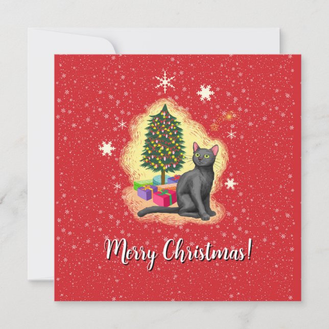 Frohe Weihnachtskat (Vorderseite)