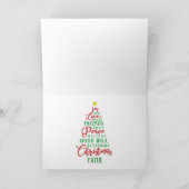 Frohe Weihnachtskat Feiertagskarte (Innenseite)