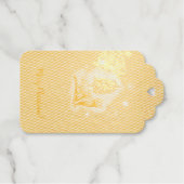 Frohe Weihnachtskat Geschenkanhänger (Vorderseite (Horizontal))