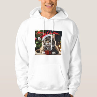 Frohe Weihnachtskat Hoodie