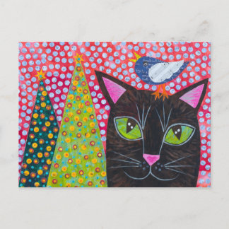 Frohe Weihnachtskat Postkarte