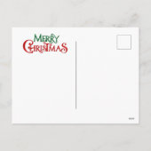 Frohe Weihnachtskatzen Feiertagspostkarte (Rückseite)