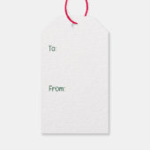 Frohe Weihnachtskatzen Geschenkanhänger (Rückseite)