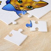 Frohe Weihnachtskatzen Puzzle (Seite)