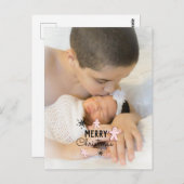 Frohe Weihnachtskekse Gingerbread Foto Postkarte (Vorne/Hinten)