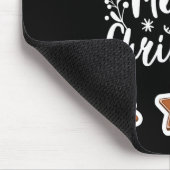 Frohe Weihnachtskekse Gingerbread Man Tree Bakin Mousepad (Ecke)