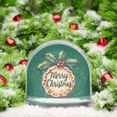 Frohe Weihnachtskekse mit Holly Berries Green Schneekugeln (Weihnachten)