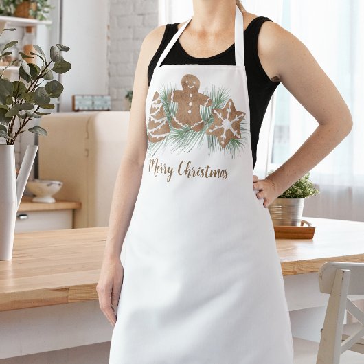 Frohe Weihnachtskekse Schürze