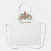 Frohe Weihnachtskekse Schürze (Vorderseite)