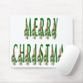 Frohe Weihnachtskerze Schriftart Mousepad (Mit Mouse)