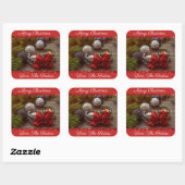 Frohe Weihnachtskerzen Display Stickers (Blatt)