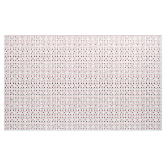 Frohe Weihnachtskiche mit Weihnachtsmannmützen Stoff (Yard (91,4 cm))