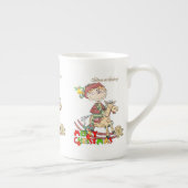 Frohe Weihnachtskinder sind Segen China Tasse (Rechts)