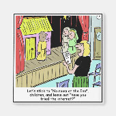 Frohe Weihnachtskinder und Krippenspiel Magnet (Vorne)