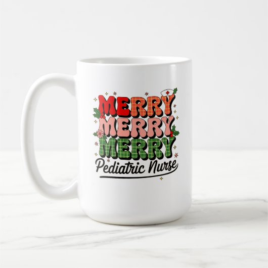 Frohe Weihnachtskinderkrankheit Kaffeetasse (Links)