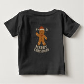 Frohe Weihnachtskinderspitze Baby T-shirt (Rückseite)