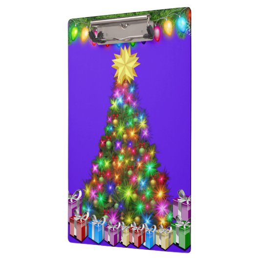 Frohe Weihnachtsklammer Klemmbrett (Links)