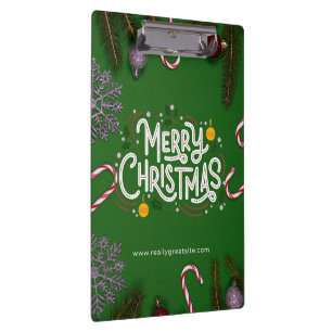Frohe Weihnachtsklammer Klemmbrett