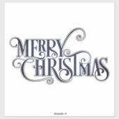 Frohe Weihnachtsklassiker Aufkleber (Blatt)