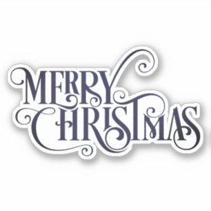 Frohe Weihnachtsklassiker Aufkleber