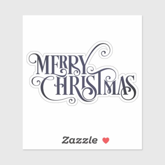 Frohe Weihnachtsklassiker Aufkleber (Blatt)