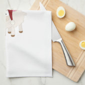 Frohe Weihnachtsklinke Handtuch (Viertel Falte)