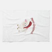 Frohe Weihnachtsklinke Handtuch (Horizontal)