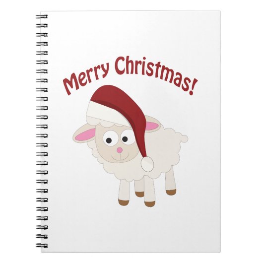 Frohe Weihnachtsklinke Notizblock (Vorderseite)