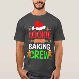 Frohe Weihnachtskost Backen Crew Gewitter Backbäck T-Shirt