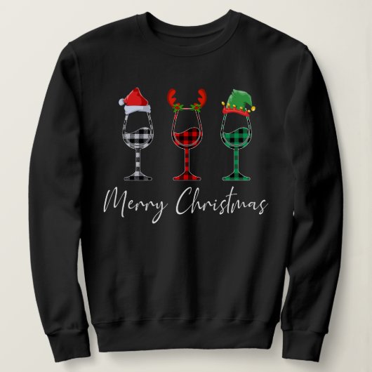 Frohe Weihnachtskostüme Sweatshirt (Design vorne)