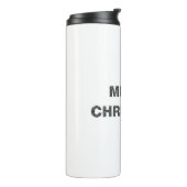 Frohe Weihnachtskreise 4 Thermosbecher (Nach links gedreht)