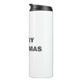 Frohe Weihnachtskreise 4 Thermosbecher (Nach rechts gedreht)