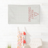 Frohe Weihnachtskreuzstickerei Banner (Insitu)