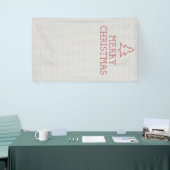 Frohe Weihnachtskreuzstickerei Banner (Messeveranstaltung)
