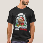 Frohe Weihnachtskrickets Weihnachtsdrache Weihnach T-Shirt (Vorderseite)