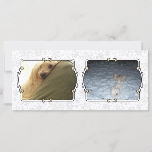 Frohe Weihnachtskrippe Baby Jesus Snowman (Rückseite)